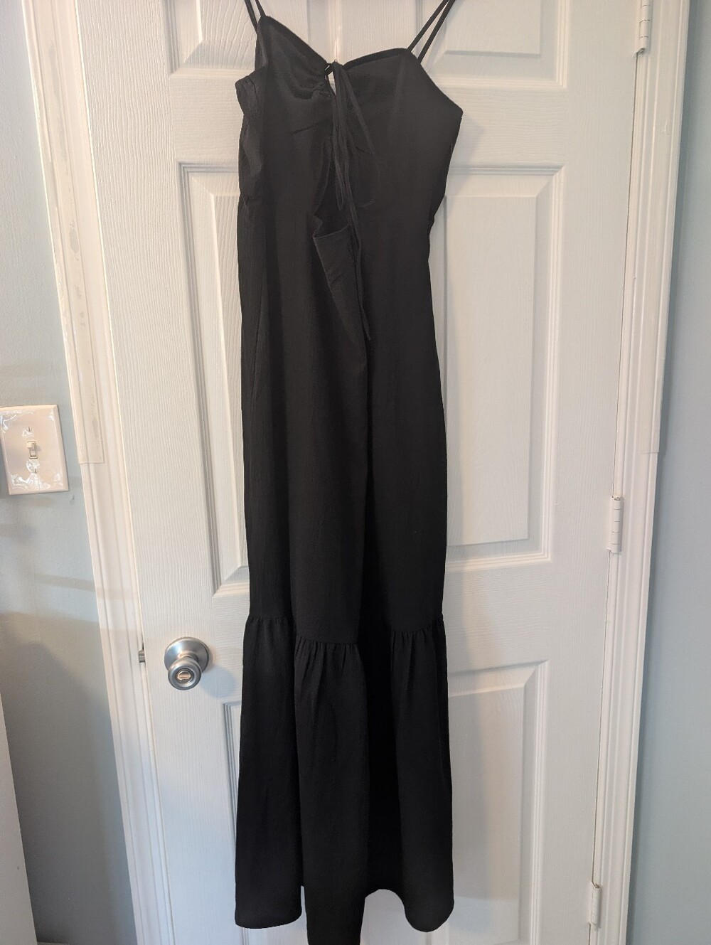 Women’s Black Spaghetti-Strap Dress